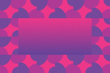 Dalgalı Eğri Dairesel ve Dairesel Şekiller ve Tasarımlar Mor ve Kırmızı Renkler Kütleli Doku Modern Soyut Arkaplan Geometrik Arkaplan