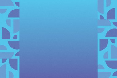 Dalgalı Eğri Dairesel ve Dairesel Şekiller ve Tasarımlar Mavi Renkler Kütleli Doku Modern Soyut Arkaplan Geometrik Arkaplan