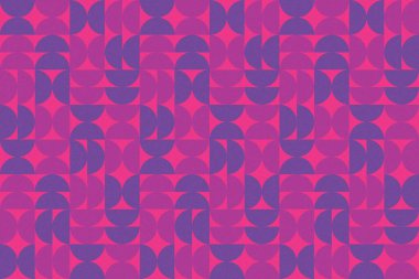 Dalgalı Eğri Dairesel ve Dairesel Şekiller ve Tasarımlar Mor ve Kırmızı Renkler Kütleli Doku Modern Soyut Arkaplan Geometrik Arkaplan