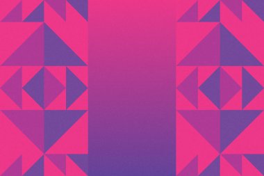 Üçgen ve Üçgen Şekiller ve Tasarımlar Mor ve Kırmızı Renkler Kütleli Doku Modern Soyut Arkaplan Geometrik Arkaplan