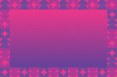 Dalgalı Eğri Dairesel ve Dairesel Şekiller ve Tasarımlar Mor ve Kırmızı Renkler Kütleli Doku Modern Soyut Arkaplan Geometrik Arkaplan