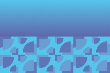 Dalgalı Eğri Dairesel ve Dairesel Şekiller ve Tasarımlar Mavi Renkler Kütleli Doku Modern Soyut Arkaplan Geometrik Arkaplan