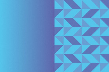Üçgen ve Üçgen Şekiller ve Tasarımlar Mavi Renkler Taneli Doku Modern Soyut Arkaplan Geometrik Arkaplan