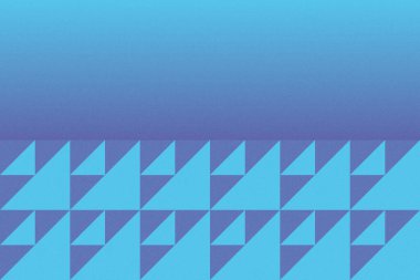 Üçgen ve Üçgen Şekiller ve Tasarımlar Mavi Renkler Taneli Doku Modern Soyut Arkaplan Geometrik Arkaplan