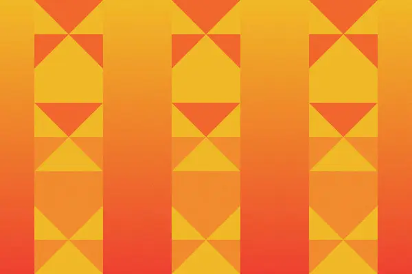 Üçgen ve Üçgen Şekiller ve Tasarımlar Turuncu ve Sarı Renkler Taneli Doku Modern Soyut Arkaplan Geometrik Arkaplan