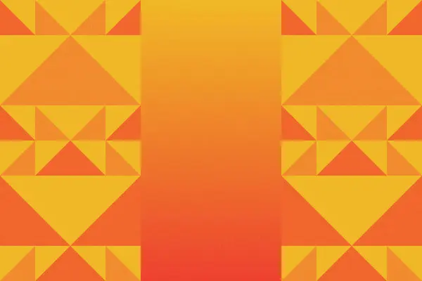 Üçgen ve Üçgen Şekiller ve Tasarımlar Turuncu ve Sarı Renkler Taneli Doku Modern Soyut Arkaplan Geometrik Arkaplan