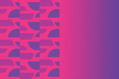 Dalgalı Eğri Dairesel ve Dairesel Şekiller ve Tasarımlar Mor ve Kırmızı Renkler Kütleli Doku Modern Soyut Arkaplan Geometrik Arkaplan