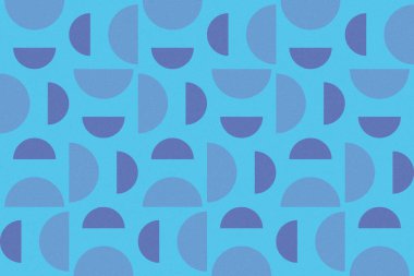 Dalgalı Eğri Dairesel ve Dairesel Şekiller ve Tasarımlar Mavi Renkler Kütleli Doku Modern Soyut Arkaplan Geometrik Arkaplan