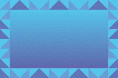 Üçgen ve Üçgen Şekiller ve Tasarımlar Mavi Renkler Taneli Doku Modern Soyut Arkaplan Geometrik Arkaplan