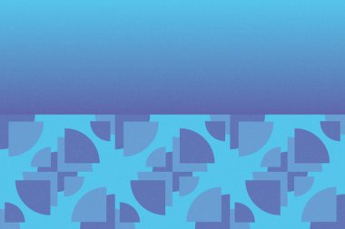 Dalgalı Eğri Dairesel ve Dairesel Şekiller ve Tasarımlar Mavi Renkler Kütleli Doku Modern Soyut Arkaplan Geometrik Arkaplan