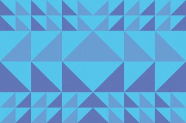 Üçgen ve Üçgen Şekiller ve Tasarımlar Mavi Renkler Taneli Doku Modern Soyut Arkaplan Geometrik Arkaplan