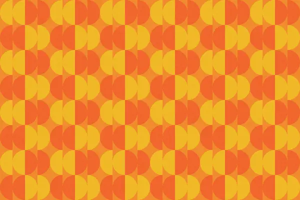 Dalgalı Eğri Dairesel ve Dairesel Şekiller ve Tasarımlar Turuncu ve Sarı Renkler Karıncalı Doku Modern Soyut Arkaplan Geometrik Arkaplan