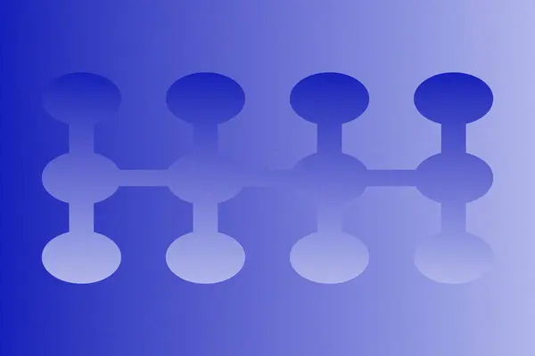 Dalgalı Eğri Dairesel ve Dairesel Şekiller ve Tasarımlar Mavi Renkler Kütleli Doku Modern Soyut Arkaplan Geometrik Arkaplan