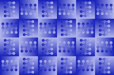 Dalgalı Eğri Dairesel ve Dairesel Şekiller ve Tasarımlar Mavi Renkler Kütleli Doku Modern Soyut Arkaplan Geometrik Arkaplan