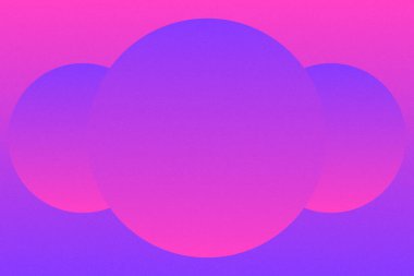 Dalgalı Eğri Dairesel ve Dairesel Şekiller ve Tasarımlar Mor Renkler Taneli Doku Modern Soyut Arkaplan Geometrik Arkaplan