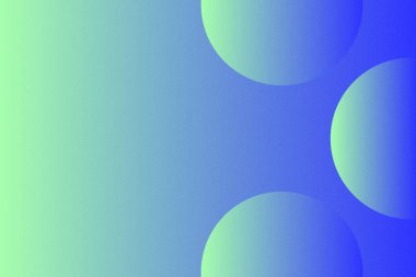 Dalgalı Eğri Dairesel ve Dairesel Şekiller ve Tasarımlar Yeşil ve Mavi Renkler Kütleli Doku Modern Soyut Arkaplan Geometrik Arkaplan