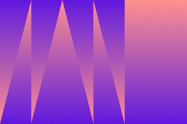 Üçgen ve Üçgen Şekiller ve Tasarımlar Mor ve Turuncu Renkler Karıncalı Doku Modern Soyut Arkaplan Geometrik Arkaplan