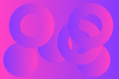 Dairesel ve Çember Şekiller ve Tasarımlar Mor ve Kırmızı Renkler Taneli Doku Modern Soyut Arkaplan Geometrik Arkaplan