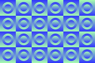 Dairesel ve Çember Şekiller ve Tasarımlar Yeşil ve Mavi Renkler Kütleli Doku Modern Soyut Arkaplan Geometrik Arkaplan