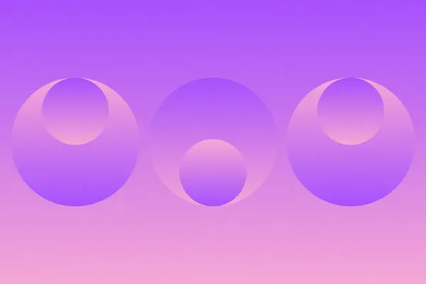 Dalgalı Eğri Dairesel ve Dairesel Şekiller ve Tasarımlar Mor Renkler Taneli Doku Modern Soyut Arkaplan Geometrik Arkaplan