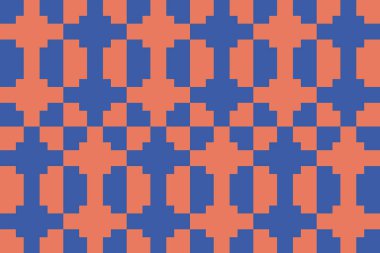 Geometrik Desen Soyut Arkaplan Geometrik Arkaplan Dikdörtgeni ve Kare Şekiller ve Turuncu Renkler Tasarımları