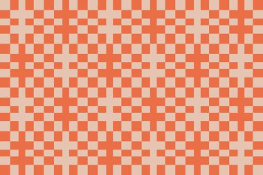 Geometrik Desen Soyut Arkaplan Geometrik Arkaplan Dikdörtgeni ve Kare Şekiller ve Turuncu Renkler Tasarımları