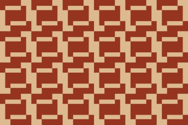 Geometrik Arkaplan Dikdörtgeni ve Kare Şekiller ve Tasarımlar Kahverengi Renkler Geometrik Desen Soyut Arkaplan