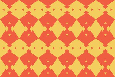 Geometrik Desen Soyut Arkaplan Geometrik Arkaplan Üçgen Şekiller ve Turuncu Renkler Tasarımları