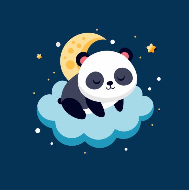 Uçan panda bulutlarda uyur. 