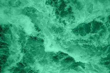 Çarpıcı Yeşil Renkler Harmanlıyor ve Soyut Sanat Arkaplanını Sıçratıyor