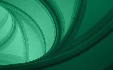 Canlı Yeşil Eğri Arkaplan Modern Projeler için Soyut Tasarım