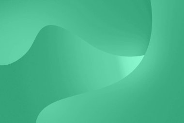 Canlı Yeşil Eğri Arkaplan Modern Projeler için Soyut Tasarım