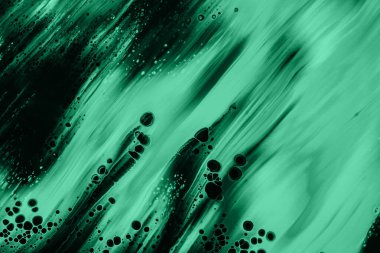 Büyüleyici Yeşil Akışkan Soyut: Organik Akış ve Sıvı Sanat Arkaplanı