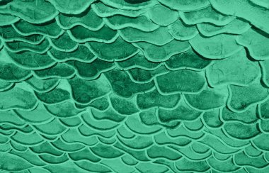 Büyüleyici Yeşil Akışkan Soyut: Organik Akış ve Sıvı Sanat Arkaplanı