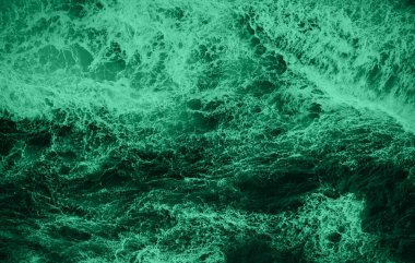 Büyüleyici Yeşil Akışkan Soyut: Organik Akış ve Sıvı Sanat Arkaplanı