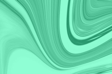 Büyüleyici Yeşil Akışkan Soyut: Organik Akış ve Sıvı Sanat Arkaplanı