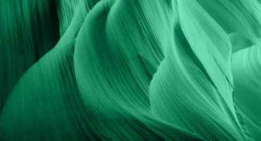 Büyüleyici Yeşil Akışkan Soyut: Organik Akış ve Sıvı Sanat Arkaplanı