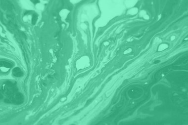 Büyüleyici Yeşil Akışkan Soyut: Organik Akış ve Sıvı Sanat Arkaplanı