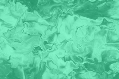 Büyüleyici Yeşil Akışkan Soyut: Organik Akış ve Sıvı Sanat Arkaplanı