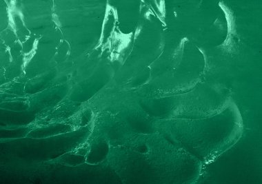 Canlı Yeşil Gürültü ve Statik Soyut Arkaplan Fütürist Dijital Doku