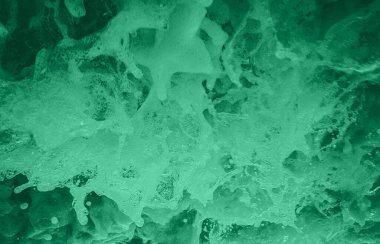 Canlı Yeşil Gürültü ve Statik Soyut Arkaplan Fütürist Dijital Doku