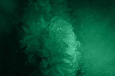 Canlı Yeşil Gürültü ve Statik Soyut Arkaplan Fütürist Dijital Doku