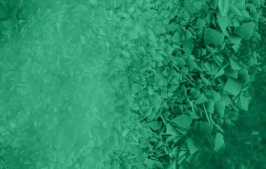 Canlı Yeşil Gürültü ve Statik Soyut Arkaplan Fütürist Dijital Doku