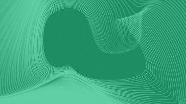Esrarengiz Yeşil Büyüleyici Katlanmış Kağıt Soyut Arkaplan