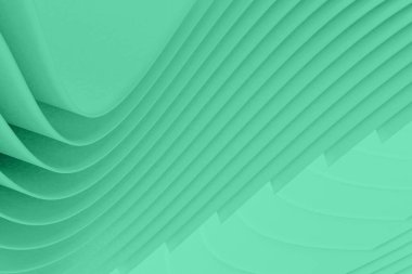 Esrarengiz Yeşil Büyüleyici Katlanmış Kağıt Soyut Arkaplan