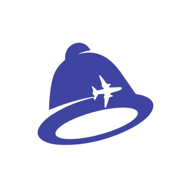 Bell seyahat vektör logo tasarım şablonu.