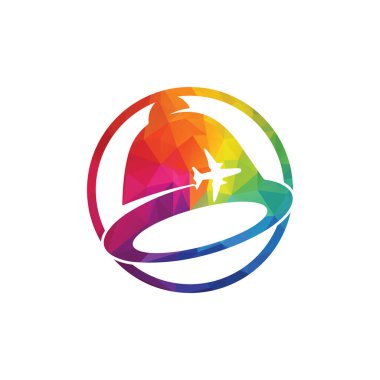 Bell seyahat vektör logo tasarım şablonu.