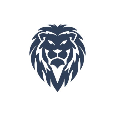 Aslan logo vektör çizim.