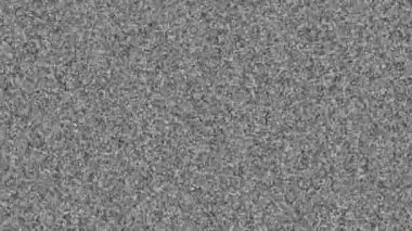 Arıza döngüsü animasyonu, analog TV kötü sinyal, vhs hasarlı, 90 'lar teknolojisi, eski film retro vintage etkisi, birleştirme için mükemmel örtüşüm