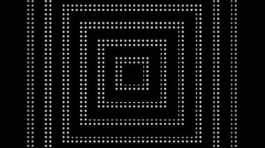 Yarım tonlu noktalar soyut arkaplan, kusursuz döngü animasyonu, beyaz ve siyah gradyan teknoloji arkaplanı doku örtüsü için uygun